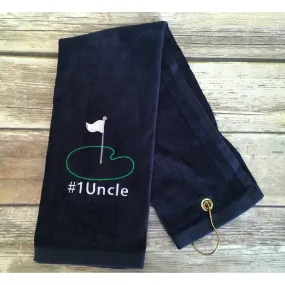 #1 Uncle Golf Towel