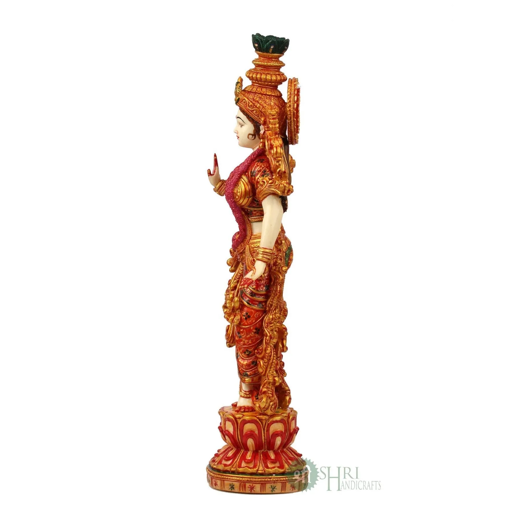 15". RADHA KRISHNA PAIR STANDING PAINTING SET