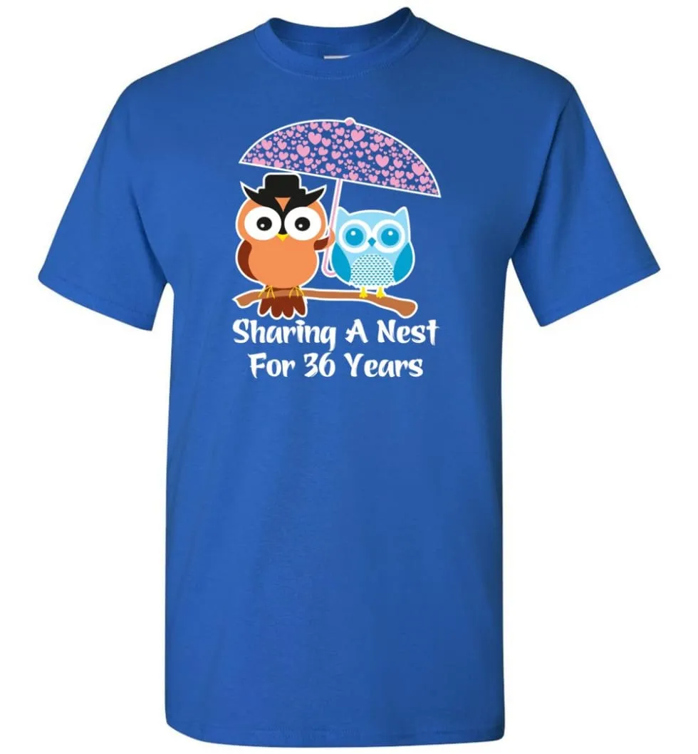 36 Years Wedding Anniversary Gifts Valentine's Day T-shirt