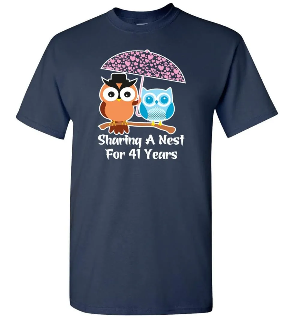 41 Years Wedding Anniversary Gifts Valentine's Day T-shirt