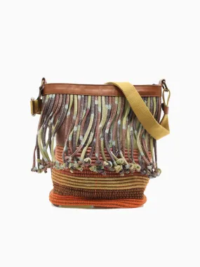 6858 Xia Bucket Brown Multi