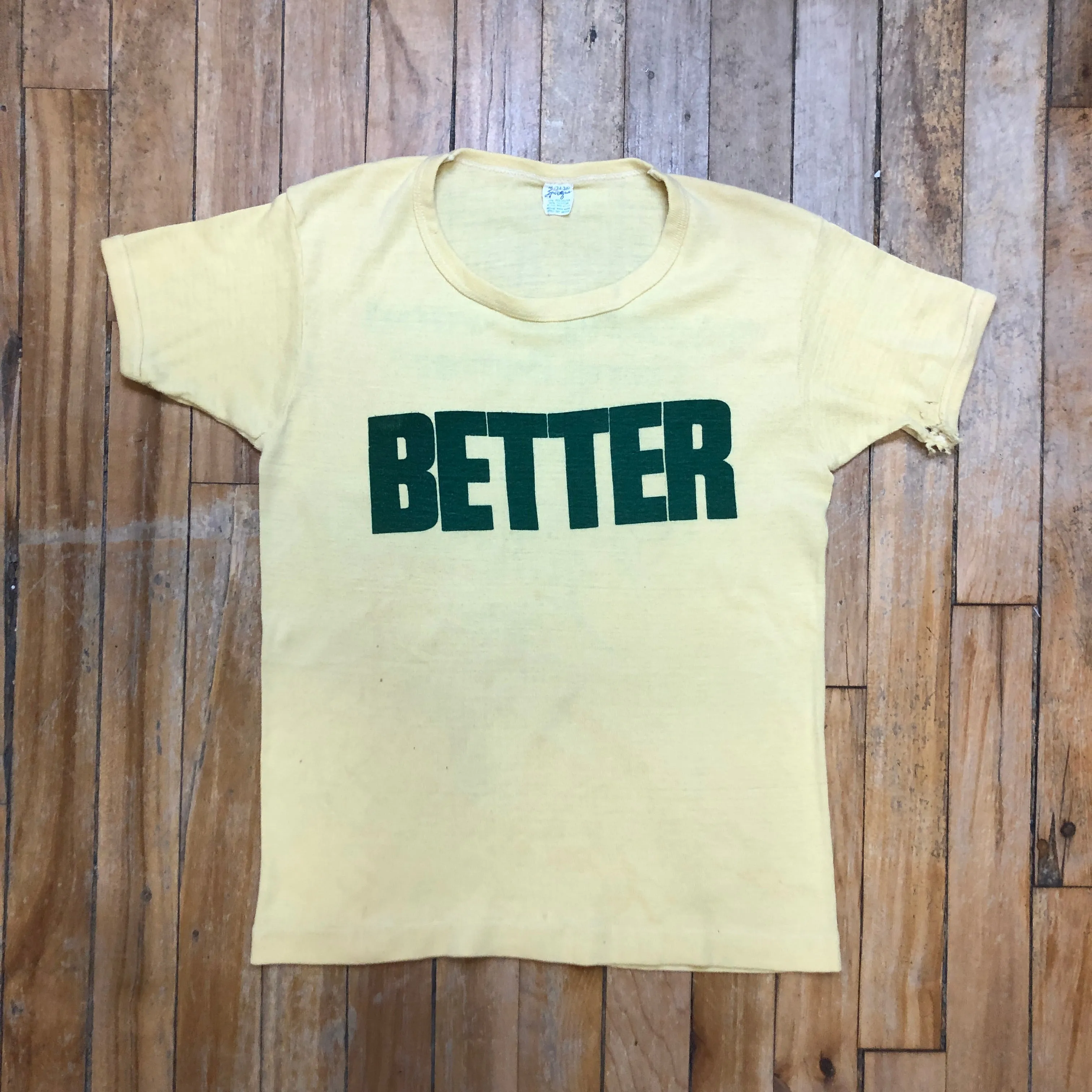 70s Olivia Newton John "Making A Good Thing Better" Vintage Single Stitch Girly T Size Small