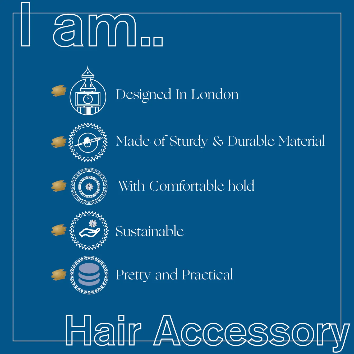 Accessorize London Women's Multi 5 Telephone Hair Ponys