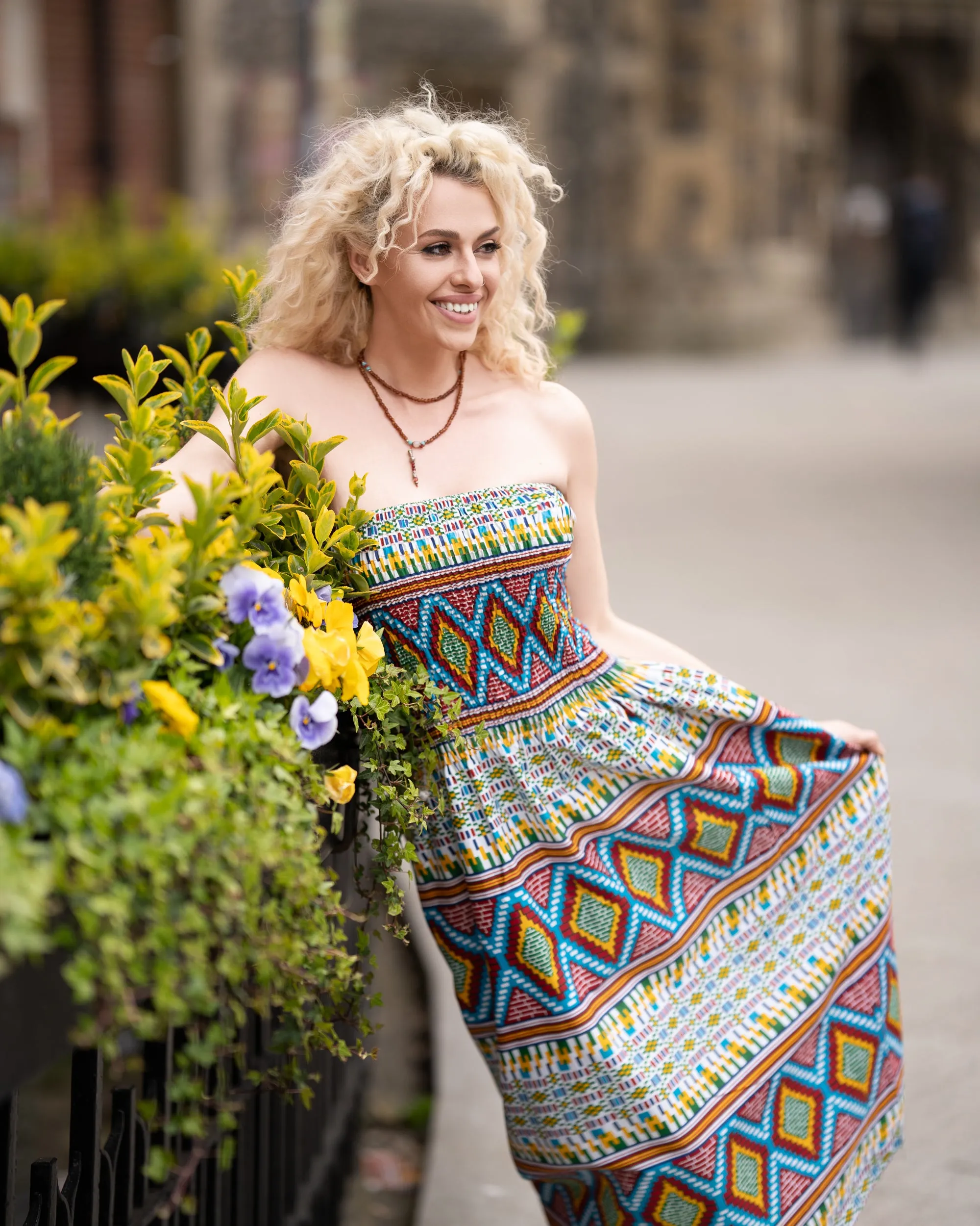 African Dress in Beautiful Kente