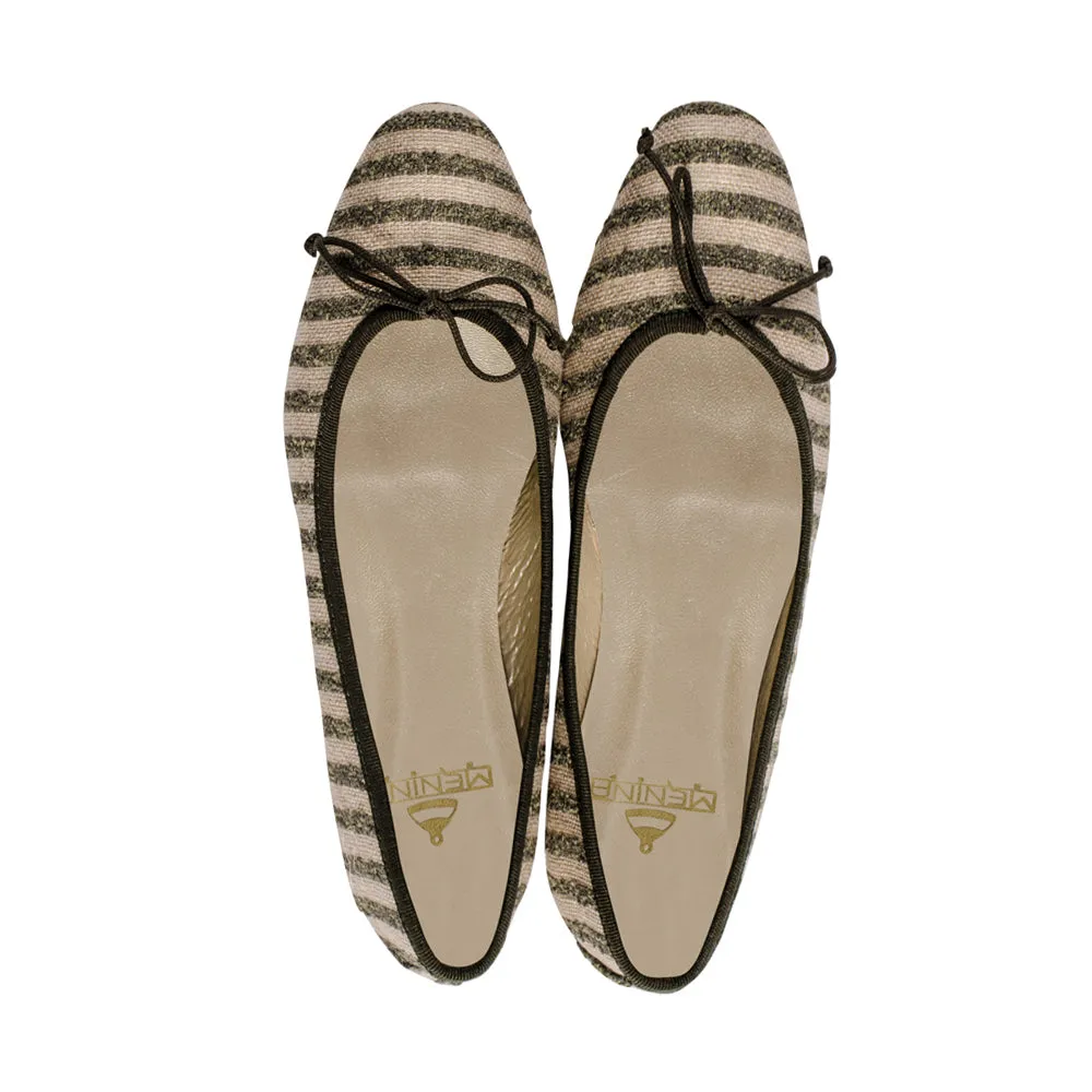 Alicia Khaki Striped S24