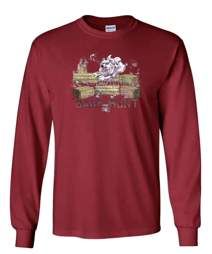 American Eskimo Dog - Barnhunt - Long Sleeve T-Shirt