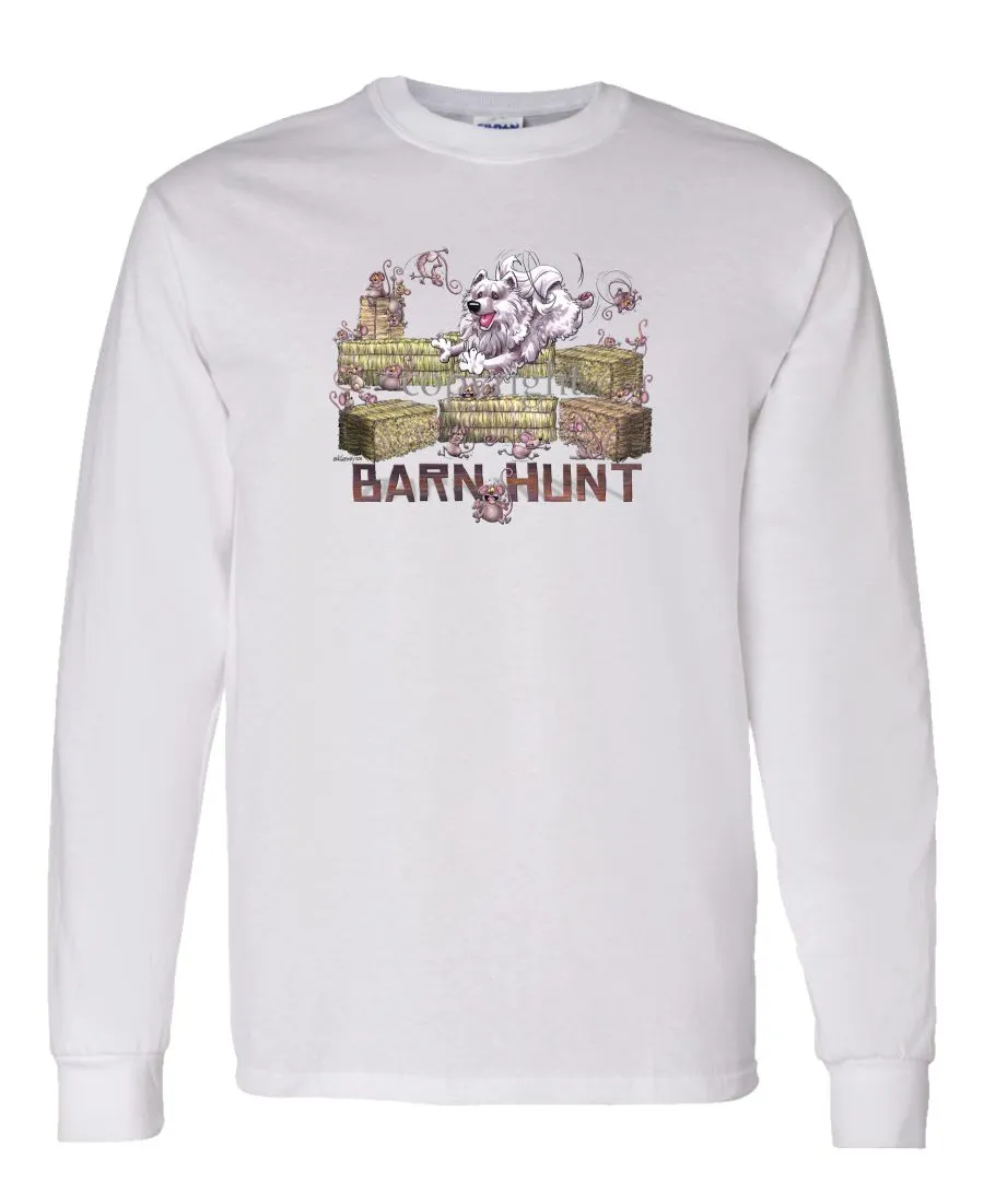 American Eskimo Dog - Barnhunt - Long Sleeve T-Shirt