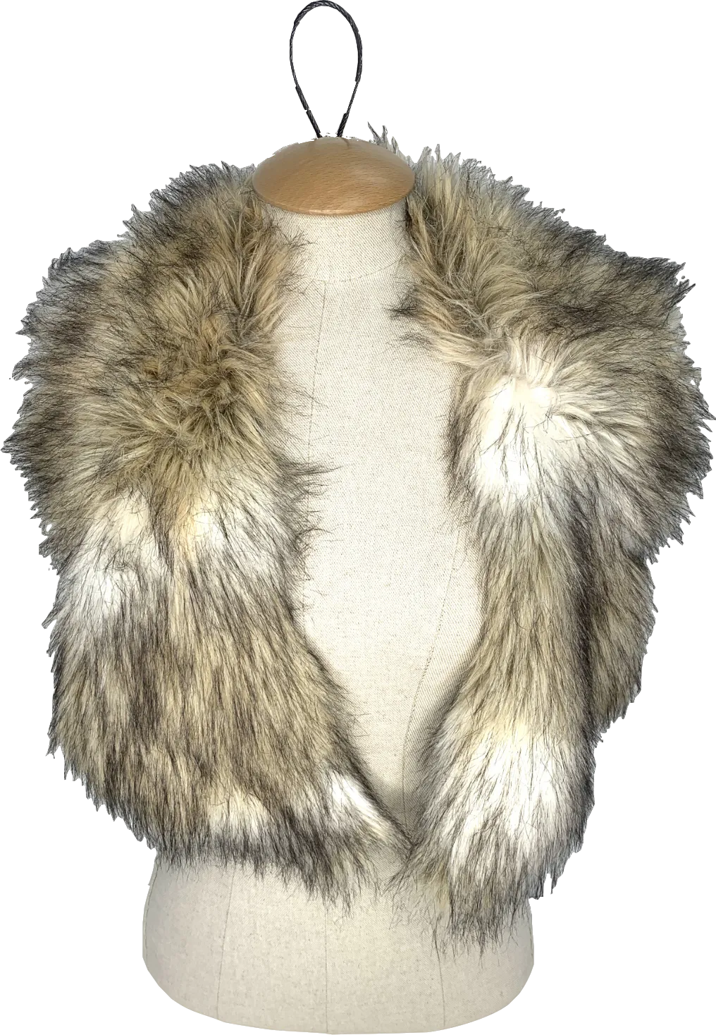 ASOS Nude Fur Collar One Size