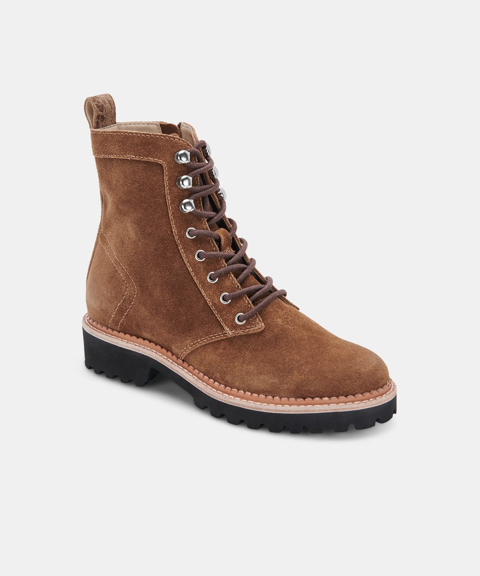 AVENA BOOTS DK BROWN SUEDE - re:vita