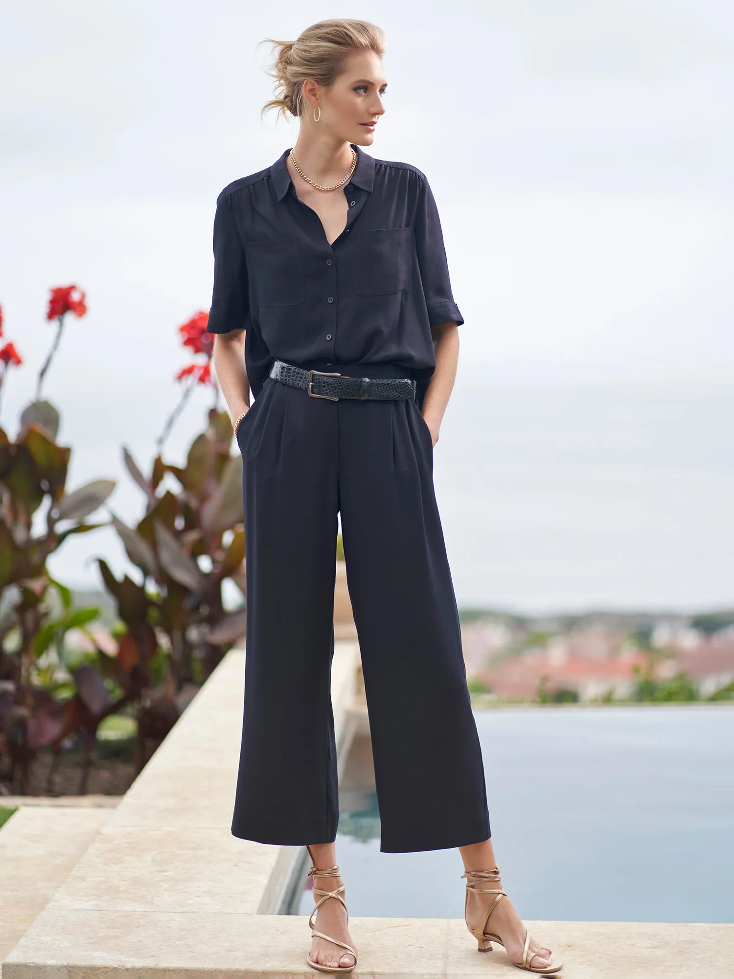 Avery Silk Pant