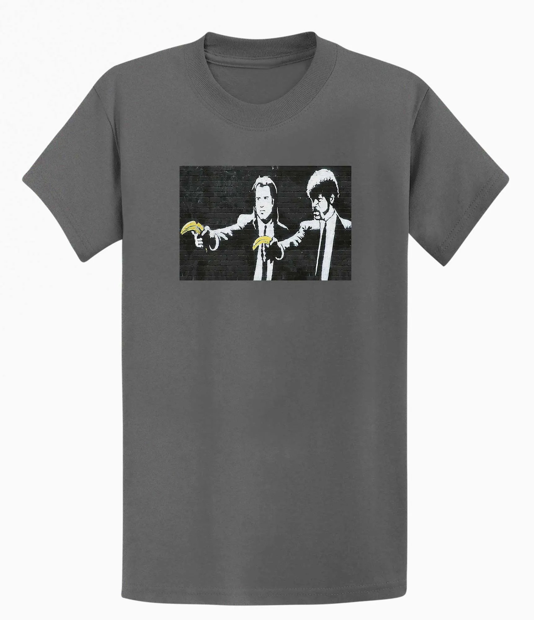 Banksy Mens T-shirt - Pulp Fiction Banana Gun