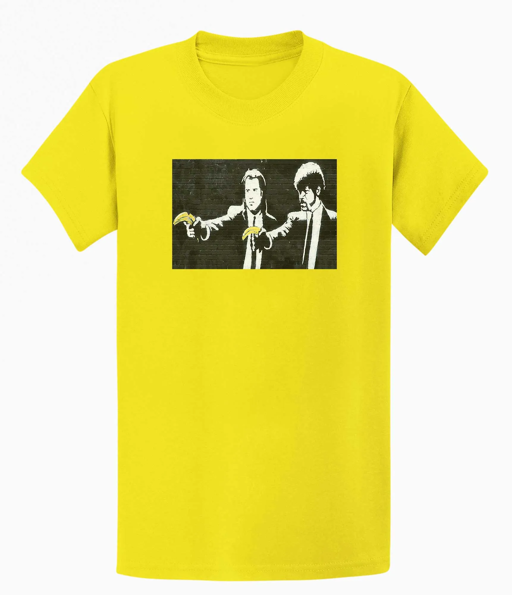 Banksy Mens T-shirt - Pulp Fiction Banana Gun