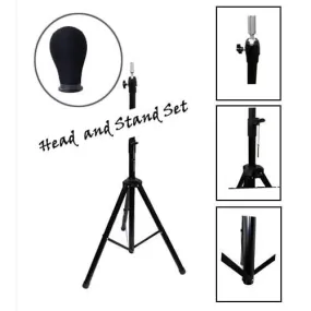 BE U | Canvas Block Head and Tripod Stand Bundle Set