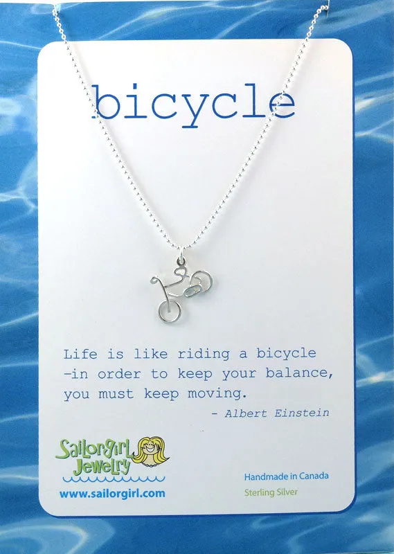 bicycle necklace