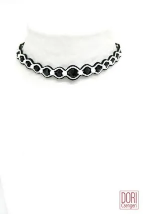 Black & White Delicate choker