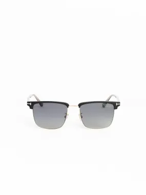 Black Polarized Hudson Sunglasses