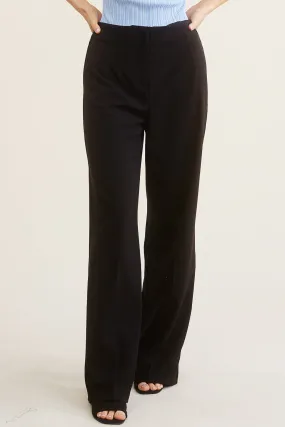 Black Straight Leg Trouser