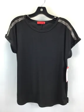 Black Top Short Sleeve Clothes Mentor, Size M