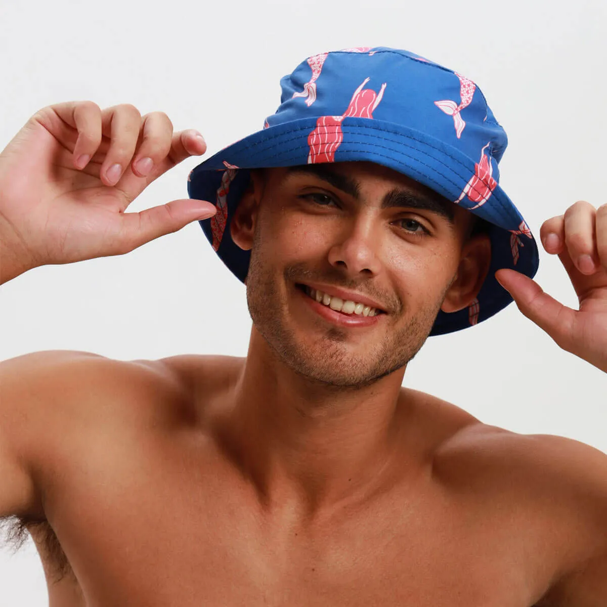 Bucket Hat Mermaids Royal Blue