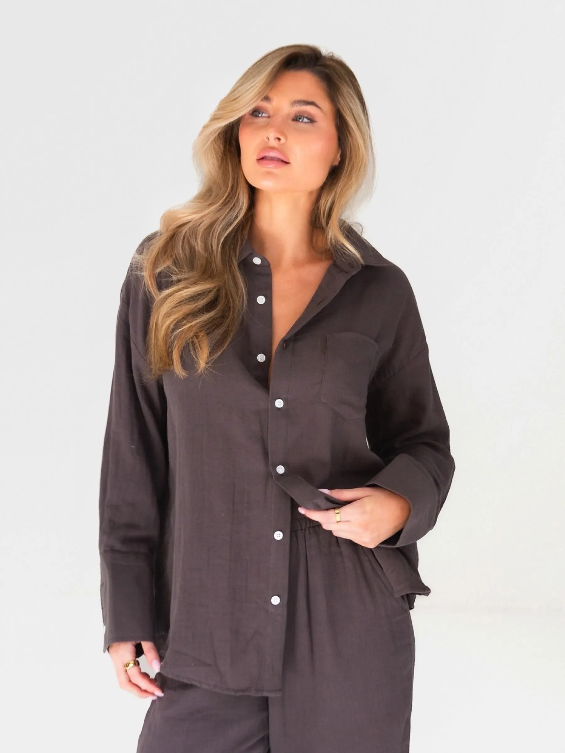 Camilla Shirt - Mocha