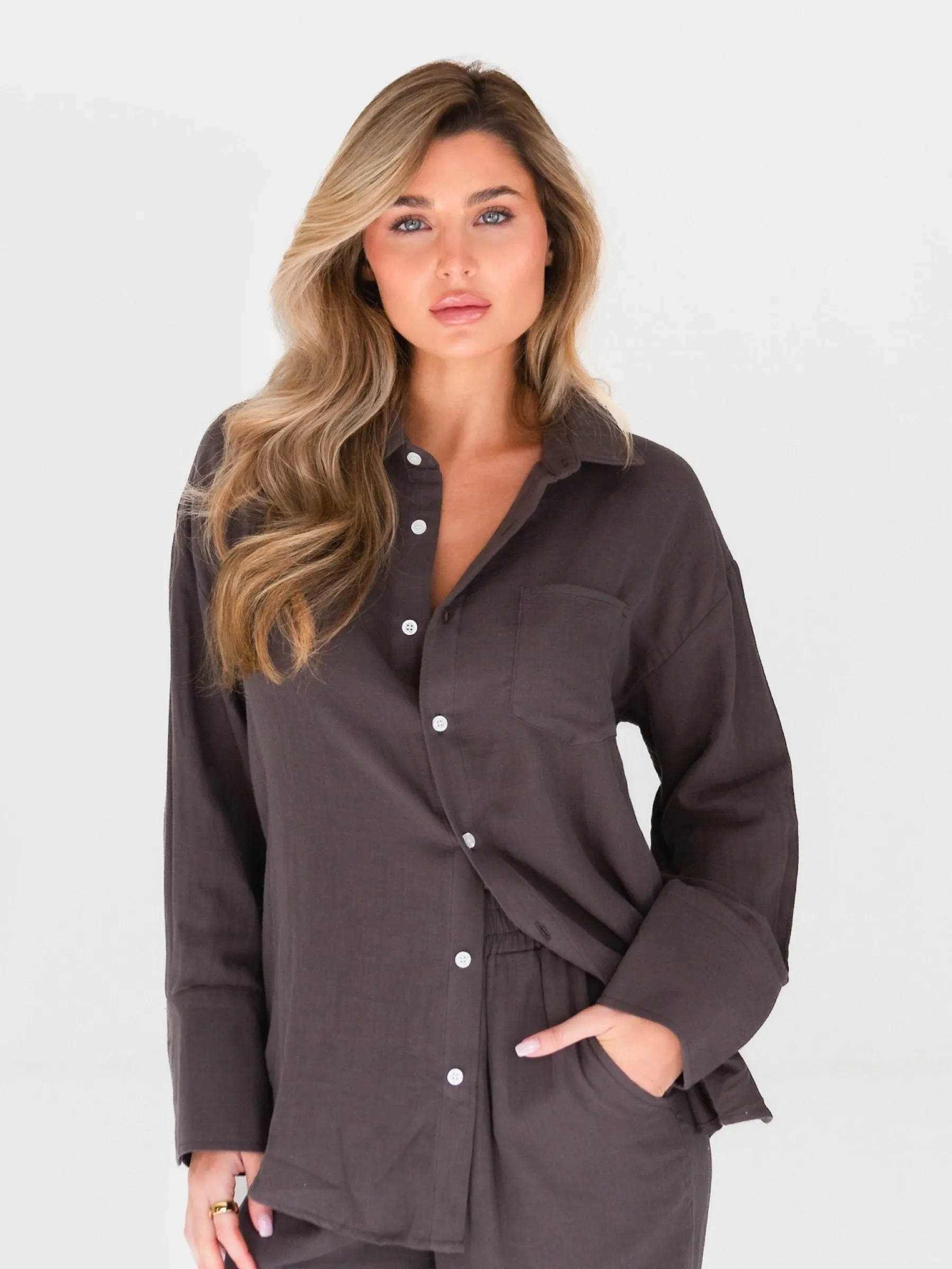 Camilla Shirt - Mocha