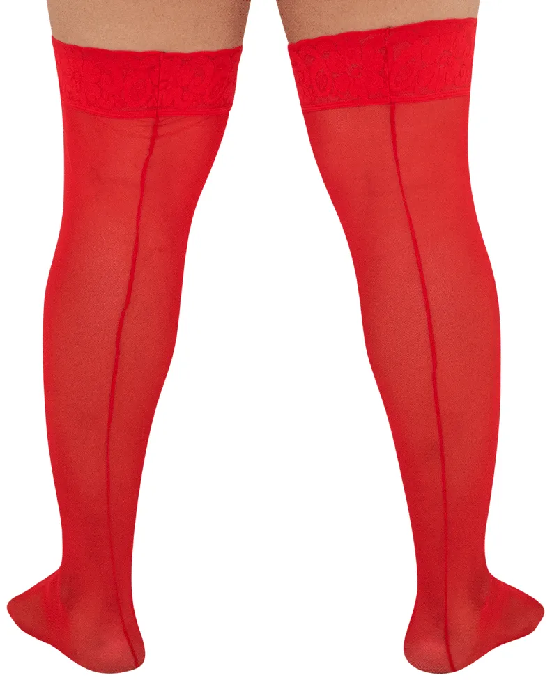 Candyman 99533x Mesh Thigh Highs