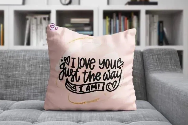 Canvas Cushion-Square Shape - Valentine's Day