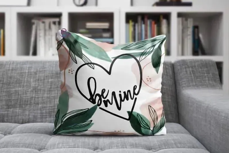 Canvas Cushion-Square Shape - Valentine's Day