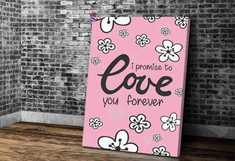 Canvas wall Frame - lovers