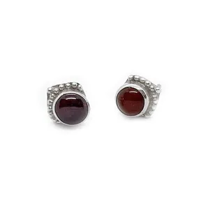 Chotto Garnet Bohemian Earrings