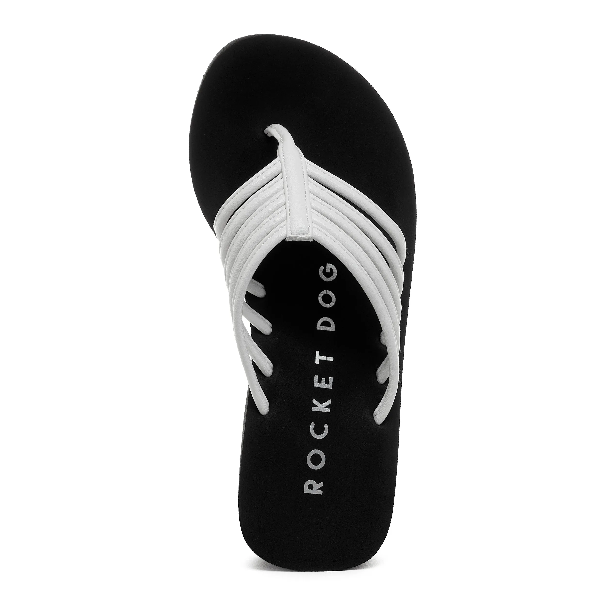 Crushcage White Platform Flip-Flops