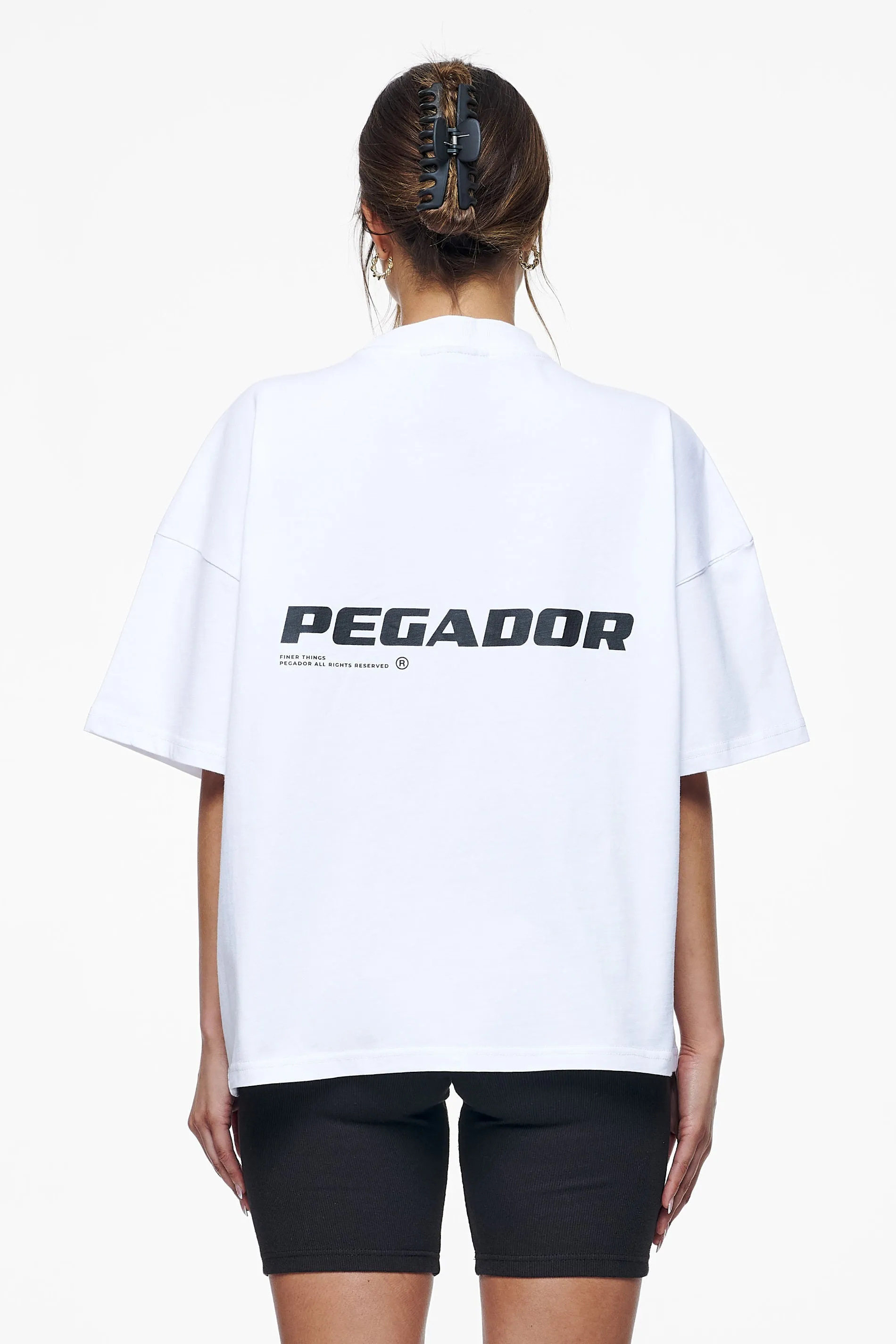 Culla Logo Heavy Oversized Tee White