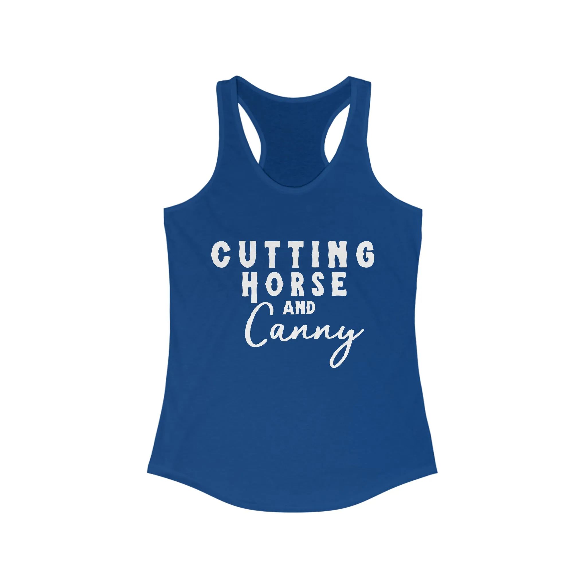 Cutting Horse & Canny Racerback Tank