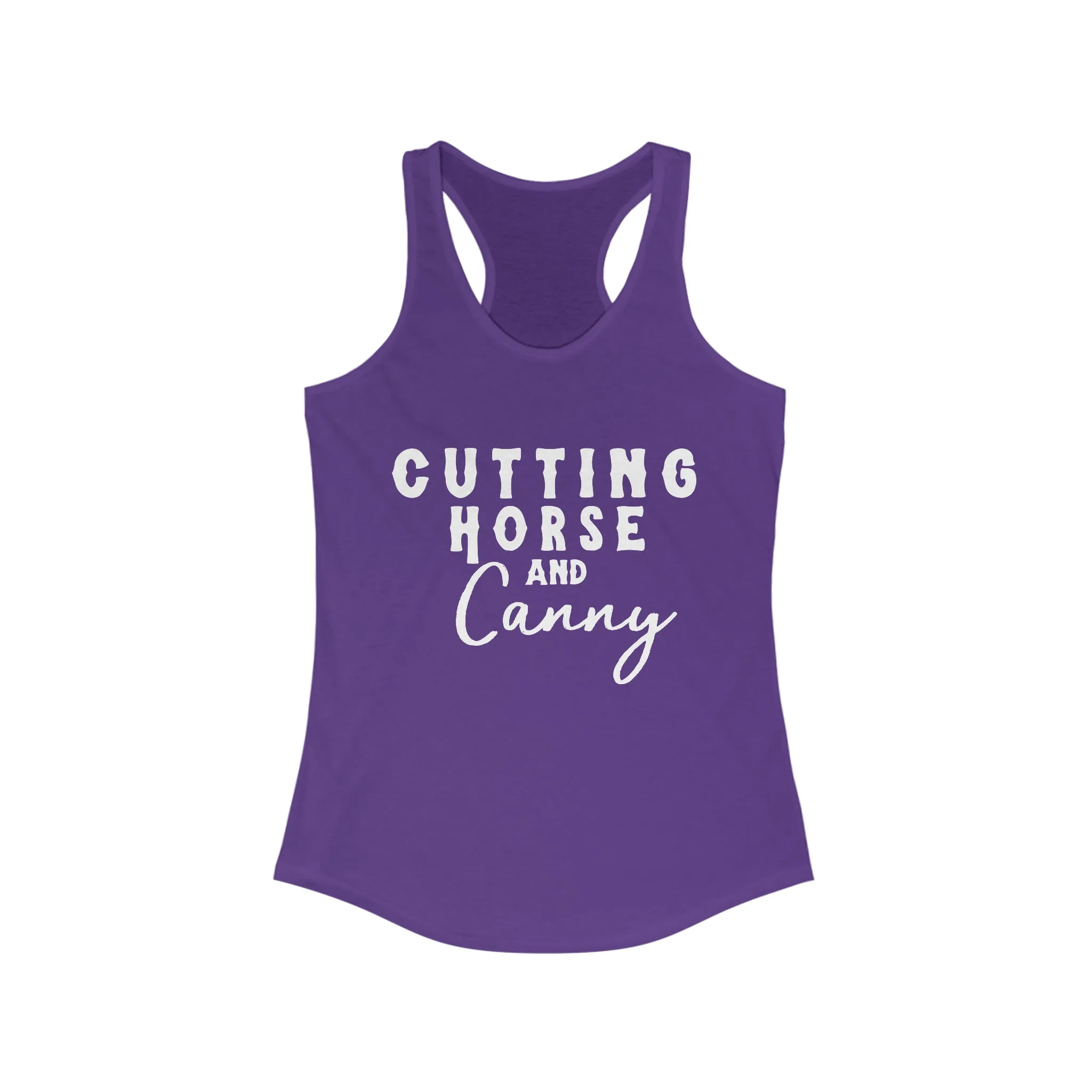 Cutting Horse & Canny Racerback Tank