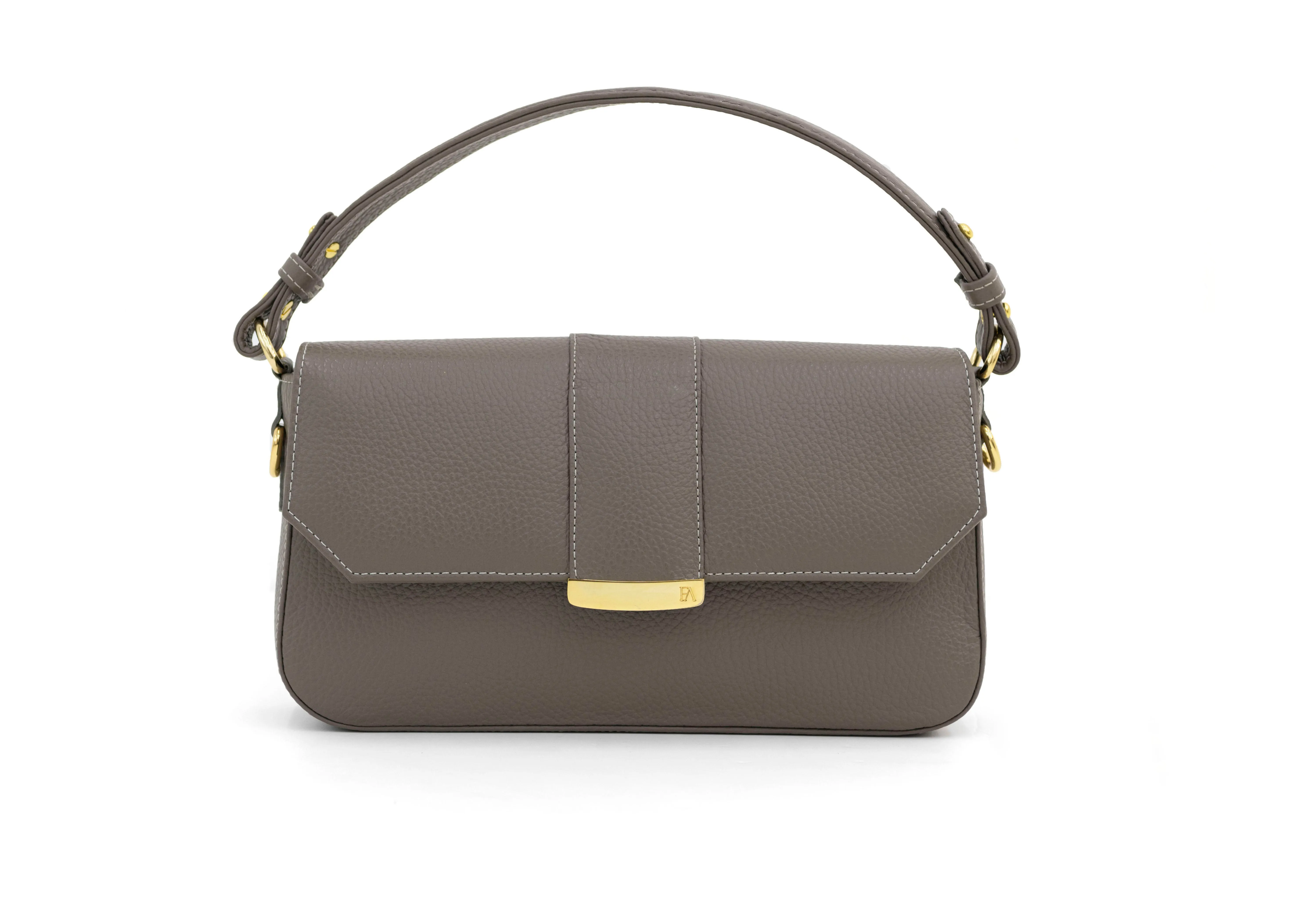 Dark Taupe Lamia Shoulder Bag