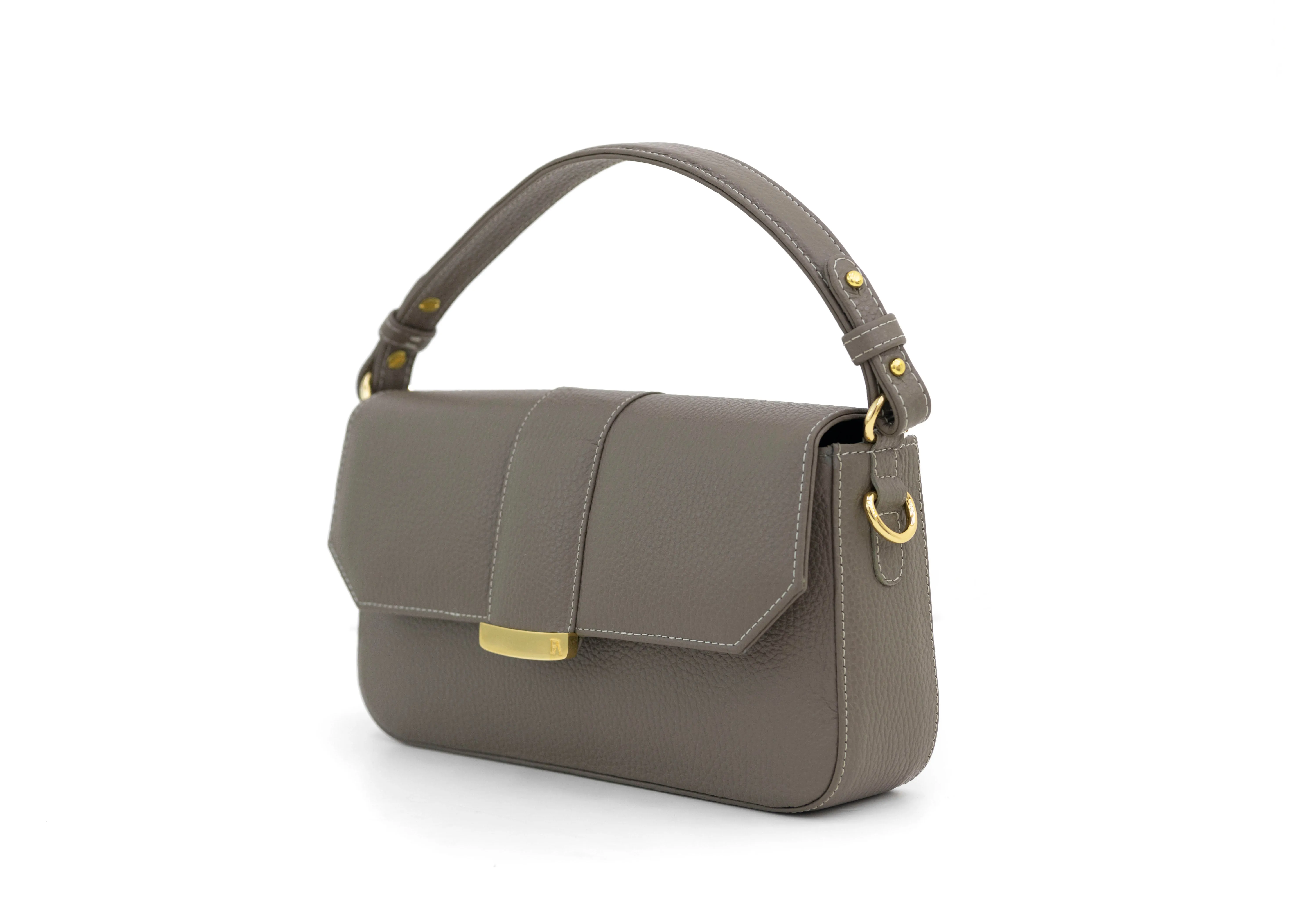 Dark Taupe Lamia Shoulder Bag