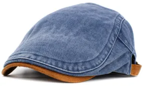 Denim Newsboy Ivy Hat