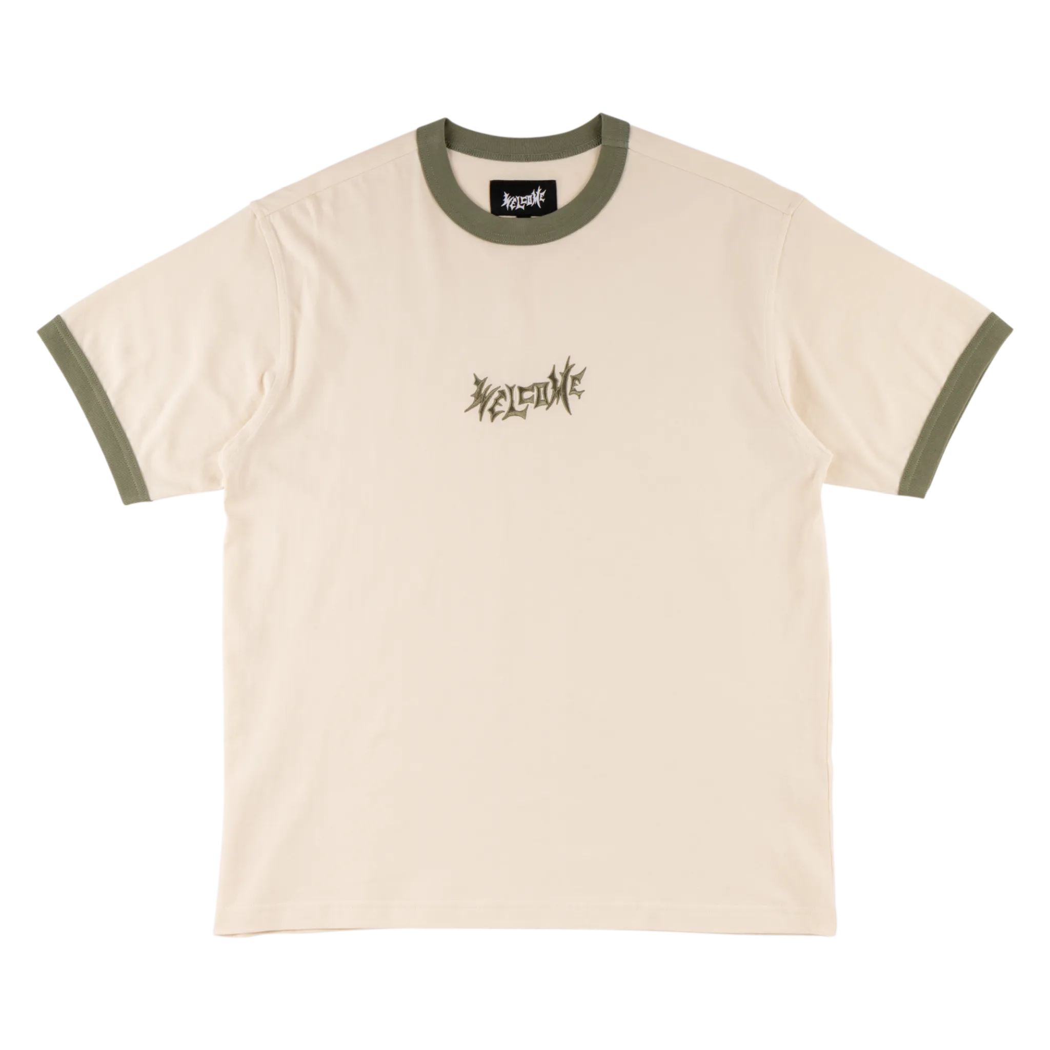 Detach S/S Ringer Tee - Bone