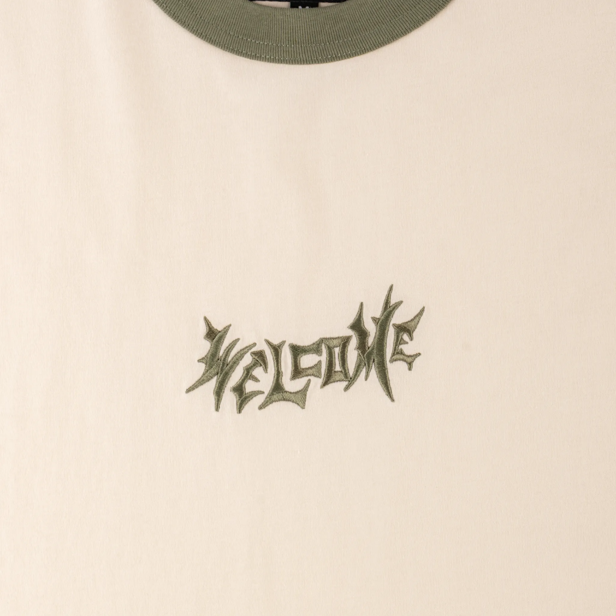 Detach S/S Ringer Tee - Bone