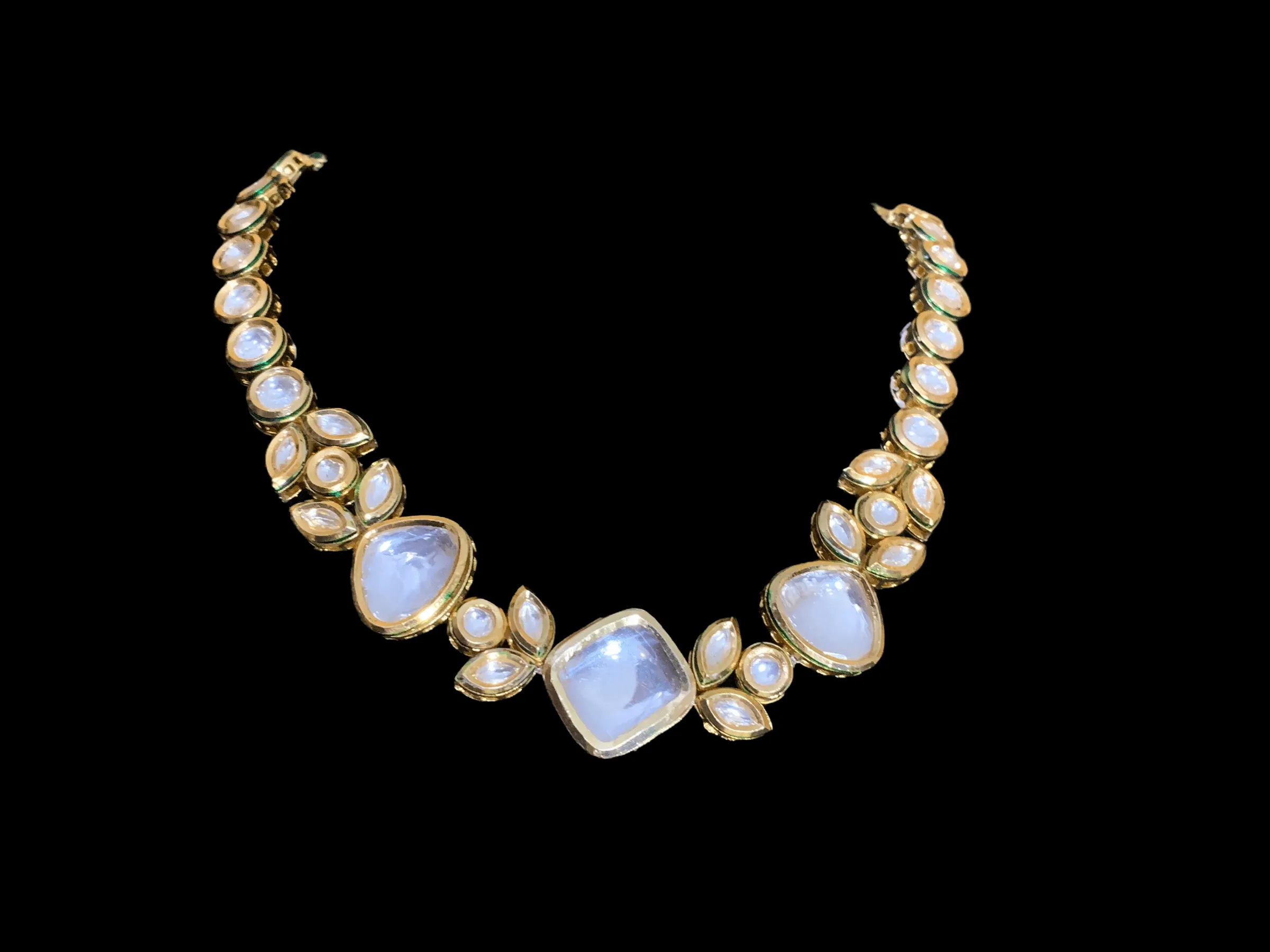 DNS74 Kundan necklace set (SHIPS IN 4 WEEKS )