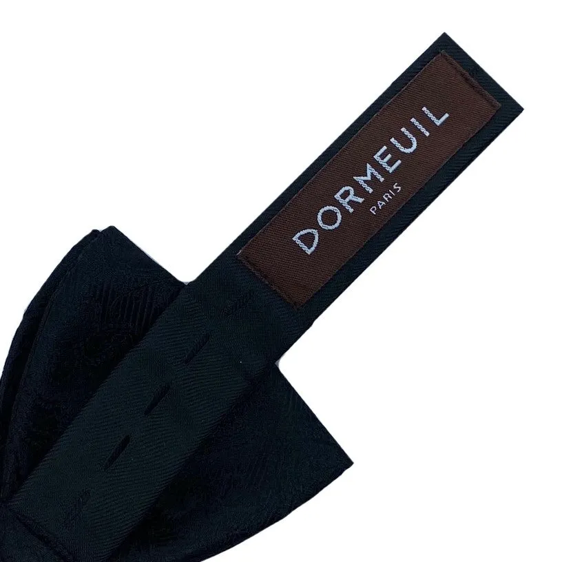 Dormeuil Black Paisley Bow Tie