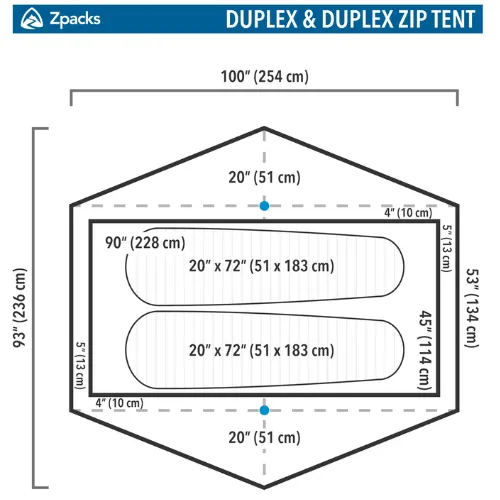 Duplex Classic Tent by Zpacks