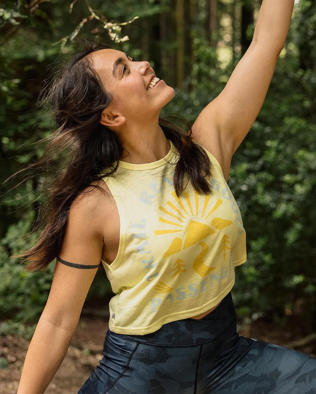 Exhale Active Recycled Vest - Hazy Yellow