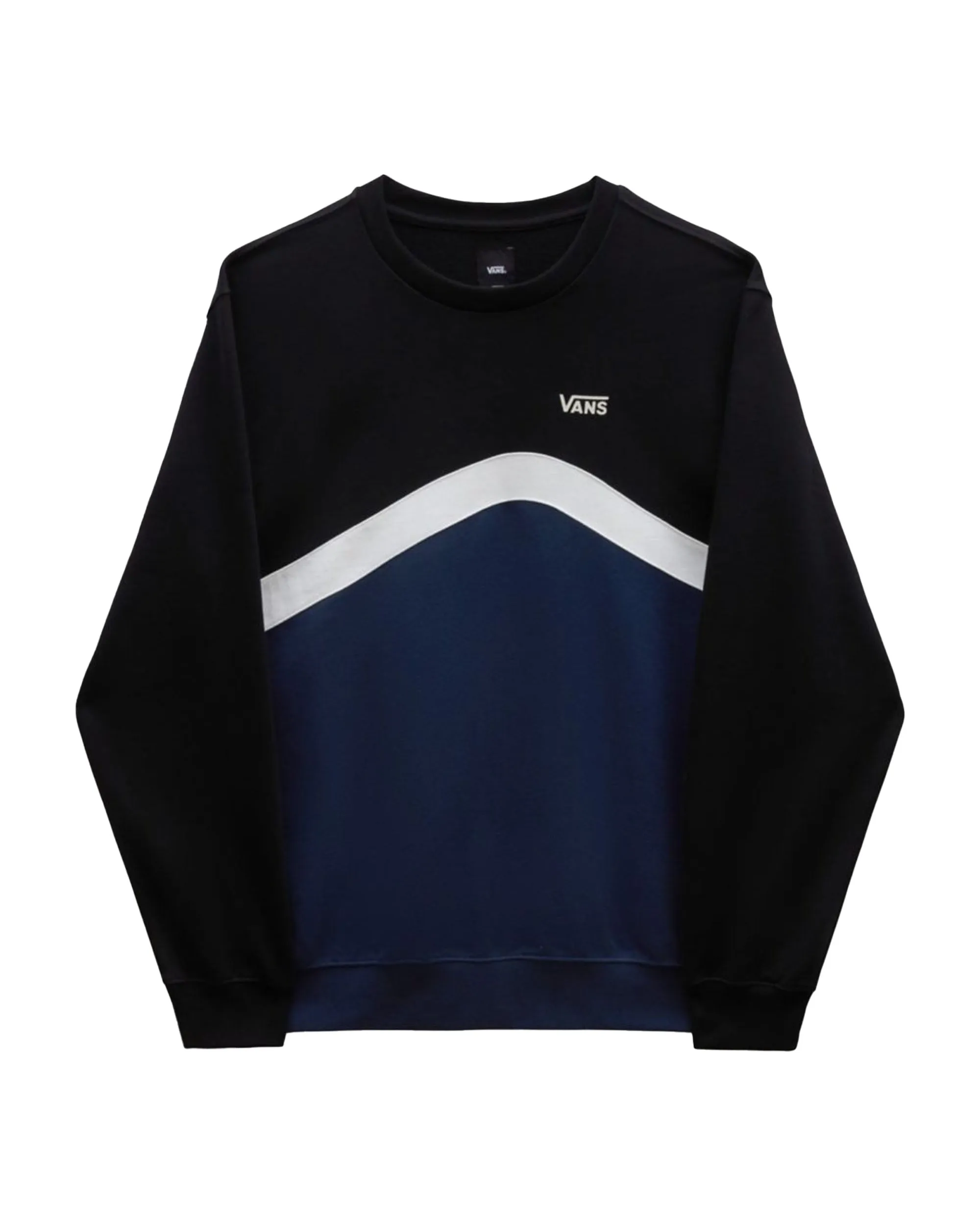 Felpa Uomo Vans Sidestripe Block Crew Dress Blues