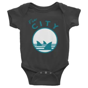 Fin City - Black Onesie