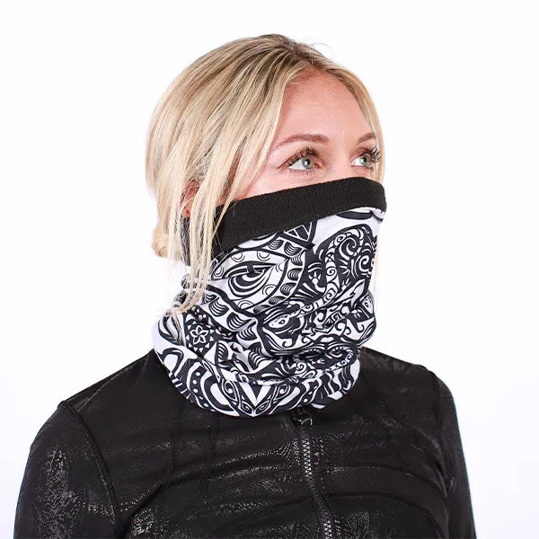 Fleece Face Shields®| Polynesian Tribal