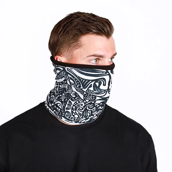 Fleece Face Shields®| Polynesian Tribal