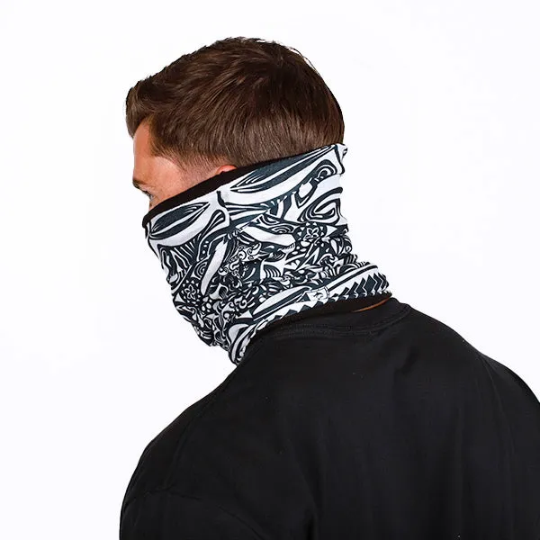 Fleece Face Shields®| Polynesian Tribal