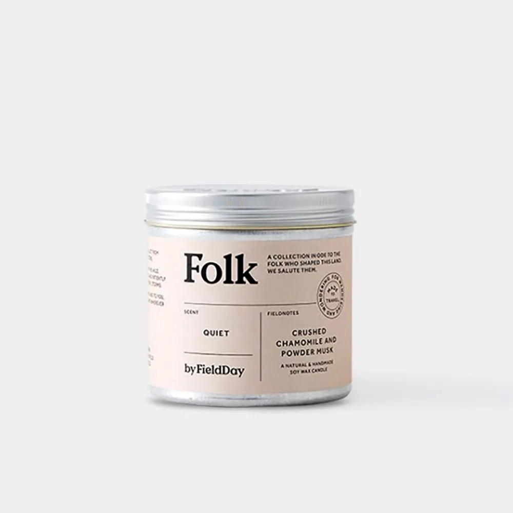 Folk Candle in a Tin