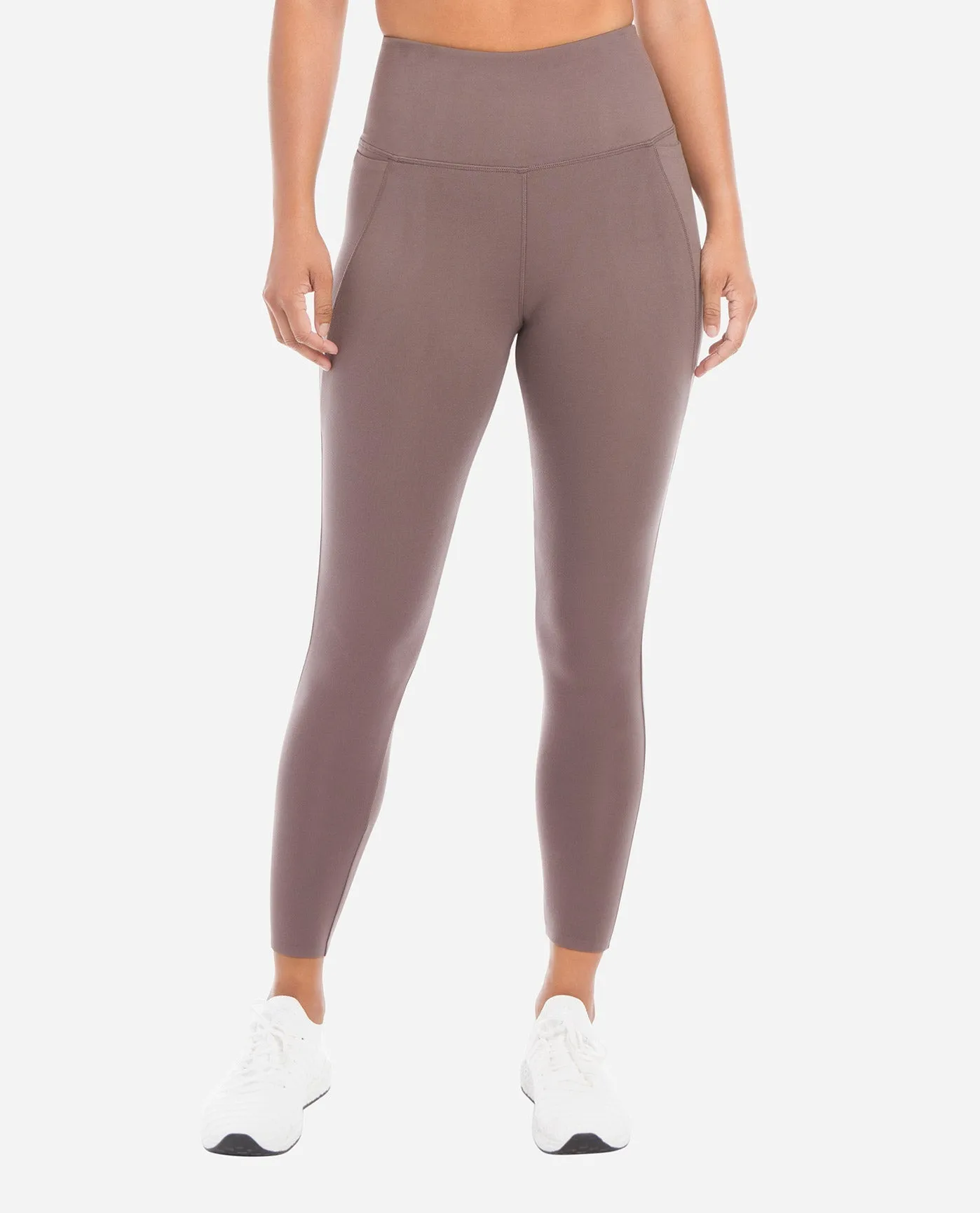 High Rise 7/8 Bonded Legging with Side Pockets